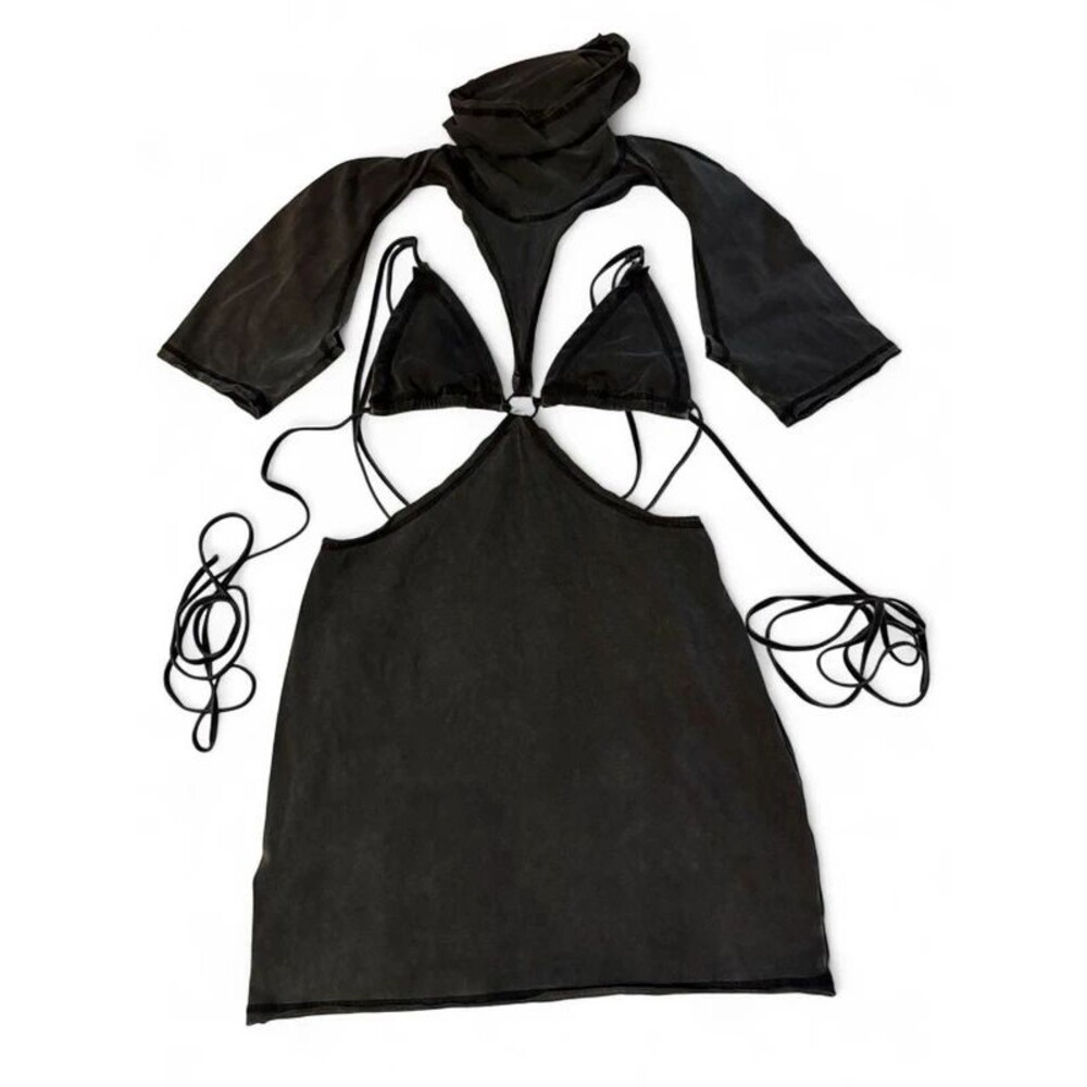 Darker Wavs Strappy Mini Dress